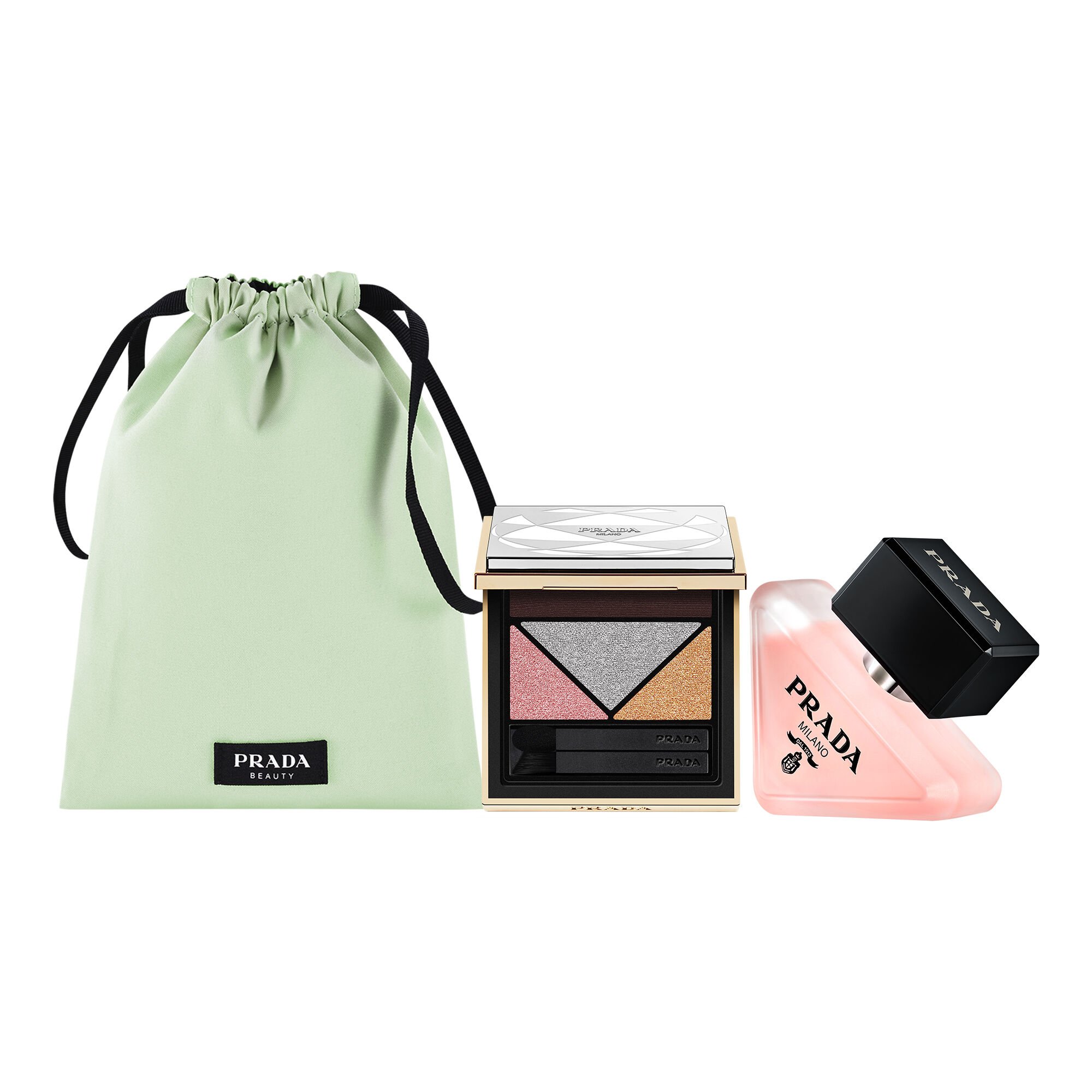 PRADA ホリデー限定ラッピング　パラドックス　ヘアミスト&チャーム新品未使用 ホリデー限定 セット｜クリスマスコフレ｜ヘアミスト｜香水｜プラダ